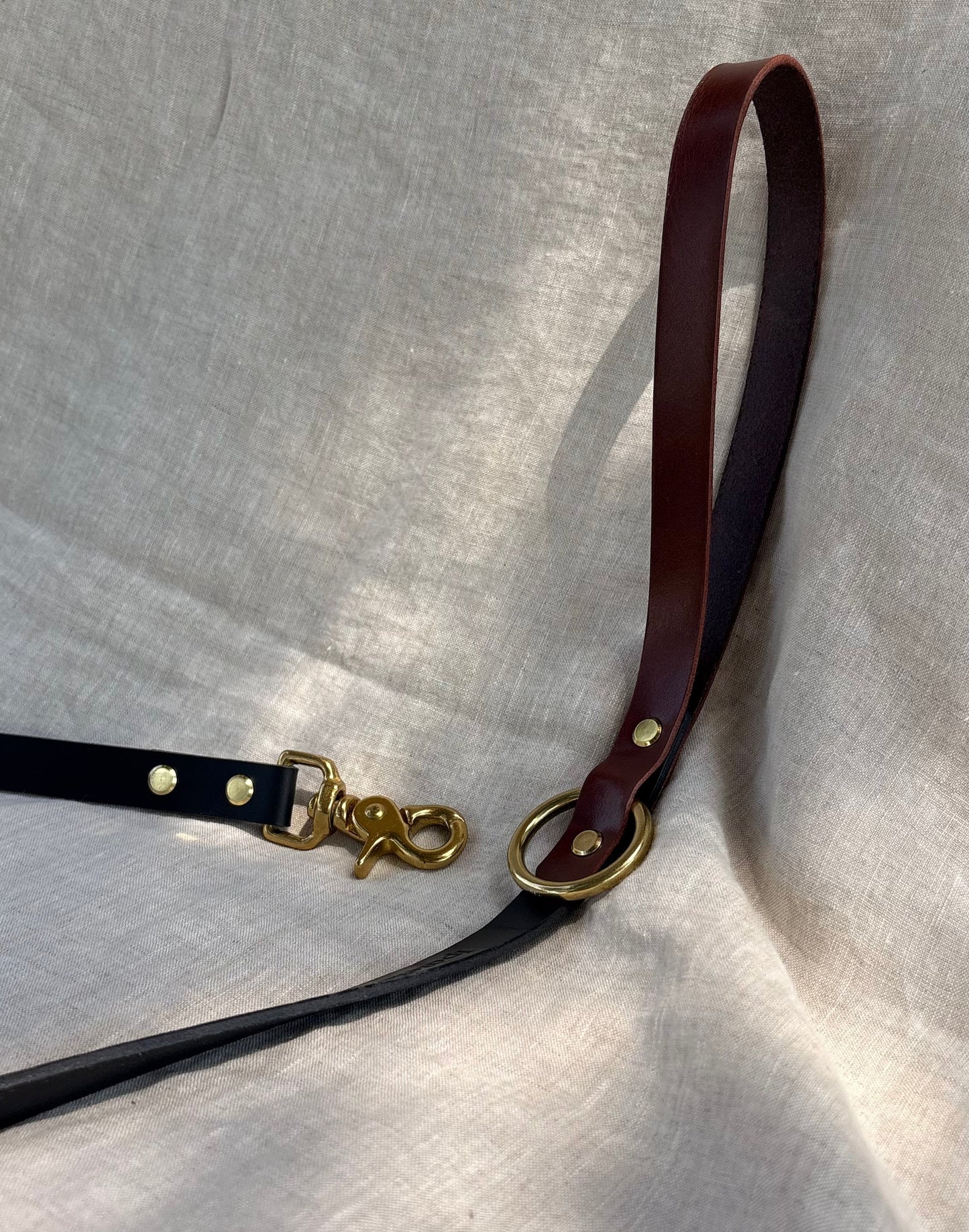 Correa Bicolor · Cognac & Noir